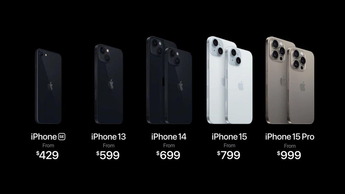 iPhone 15 series Pricing